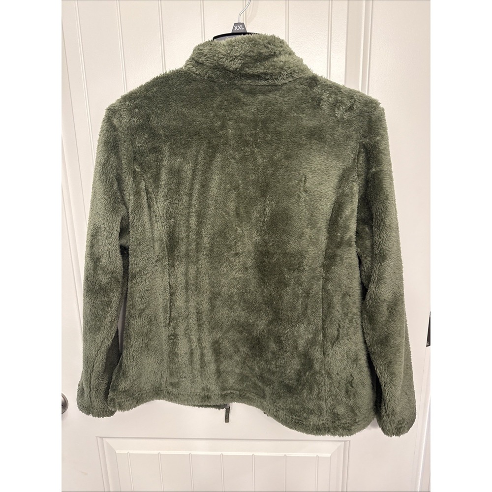 Free Country Woman's Alpine Butter Fleece Jacket Olive Green XL NWT - Picture 8 of 9